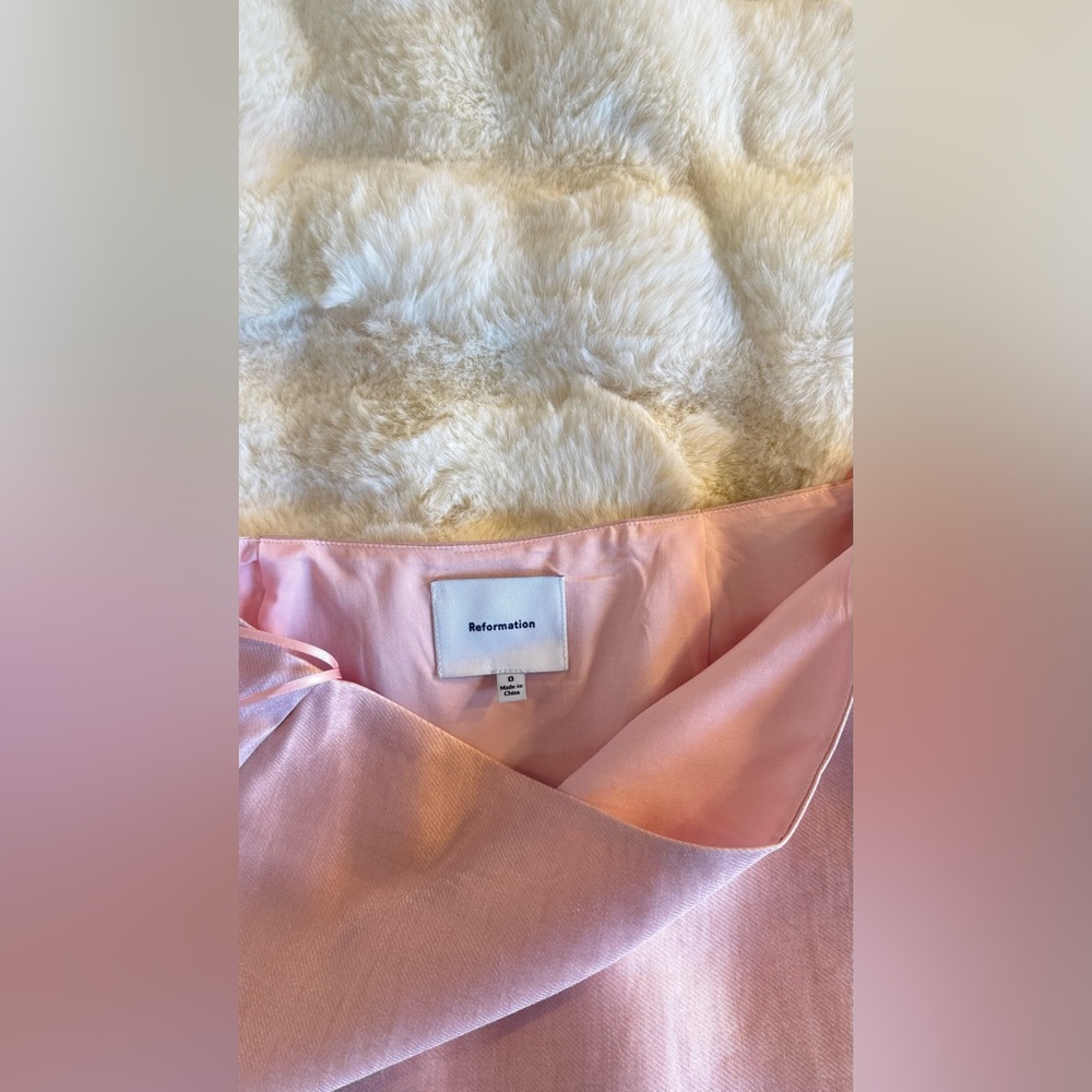 Reformation Mika Two Piece In Bubblegum, brand new, never worn, no flaws. - Picture 15 of 16
